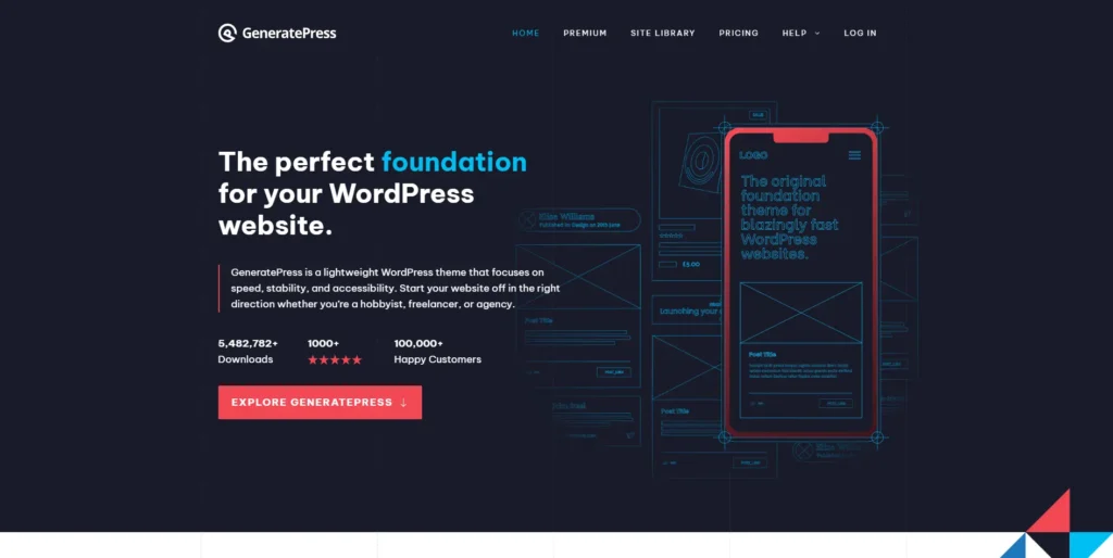 Top 6 WordPress Themes for 2024 5 GeneratePress Theme Codezilla