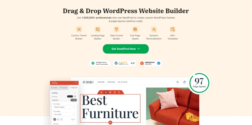 Top 6 WordPress Themes for 2024 3 Seedprod Theme Codezilla